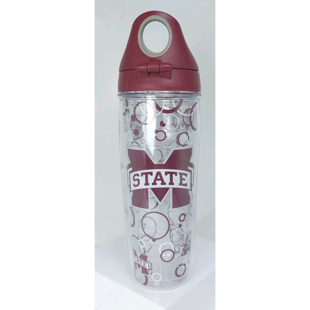 Mississippi State Bulldogs 24oz Tervis Insulated Tumbler Water Bottle Travel New